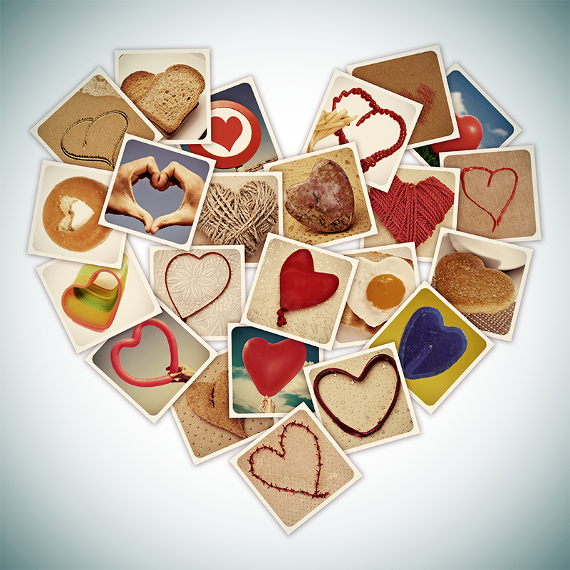 Heart Shaped Photo Collage