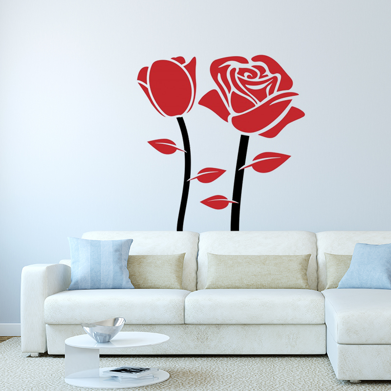 Rose Beautiful Wall Decals