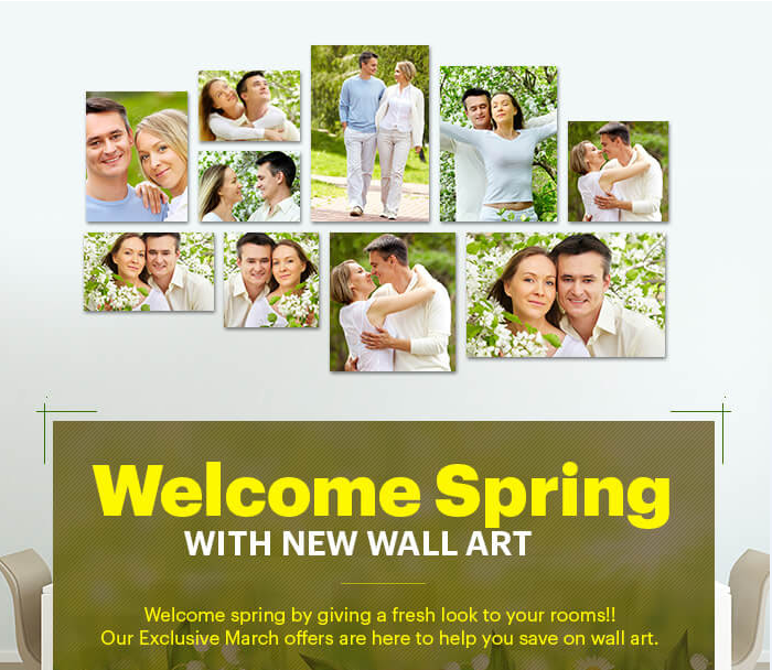 Welcome Spring with new Canvas Wall Art