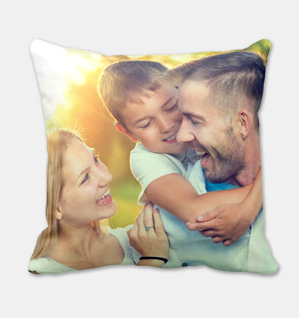 Custom photo throw pillows