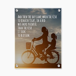 Custom Song Lyrics On Acrylic Print CanvasChamp