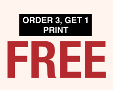 Order 3, Get 1 Print Free - Code: B3G1