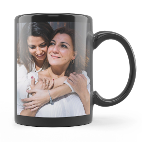 Black Photo Mug