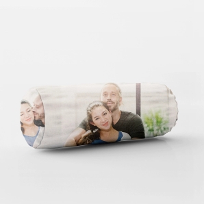 Husband Photo on Bolster Pillow