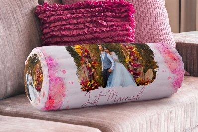 Custom Bolster Pillow with Photos in 24hrs CanvasChamp