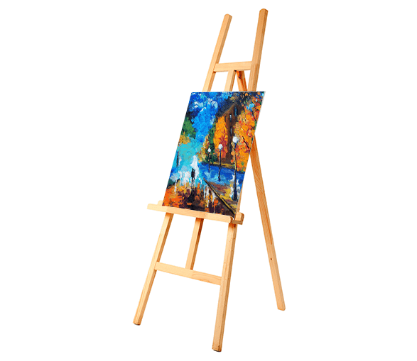Wooden Display Easels Stands for Painting | CanvasChamp 