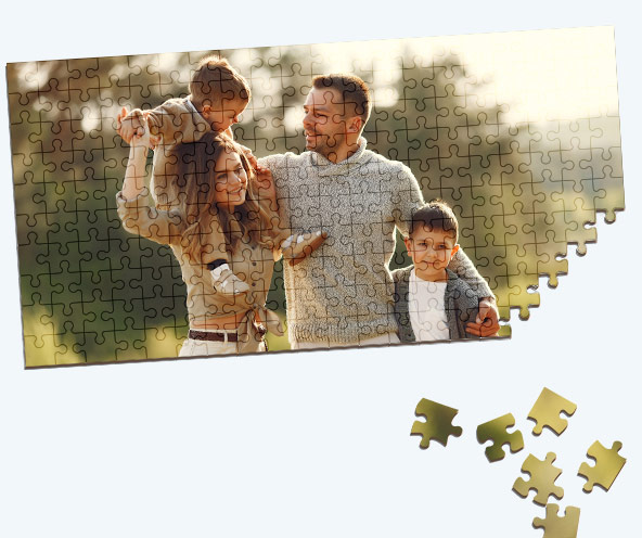 Custom 200 pieces photo puzzle