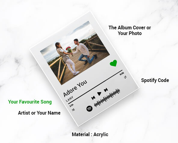 Customize Your Spotify Glass Plaque