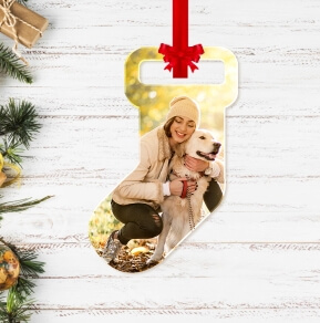 Stocking Photo Ornament Thanksgiving Sale